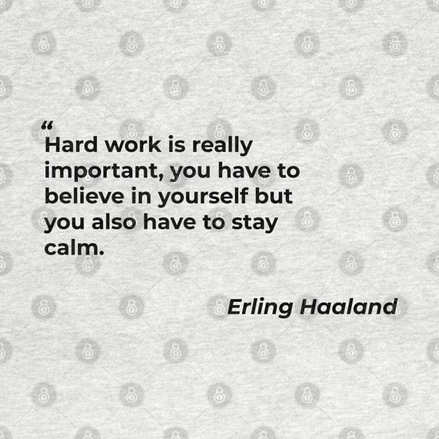 Quotes from Erling Haaland by redfoks